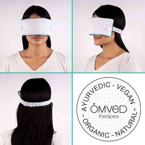 Omved Breathe Easy Cold & Sinusitis Therapeutic Eye Mask & Eye Pillow- Relief From Sinus Headache
