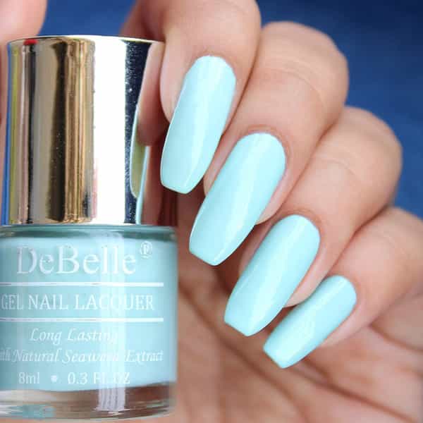 Debelle Gel Nail Lacquer Mint Amour Mint Blue Nail Polish-8Ml