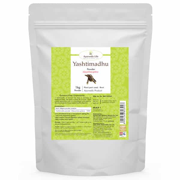 Ayurvedic Life Yashtimadhu Powder - 1 Kg Value Pack Of 4
