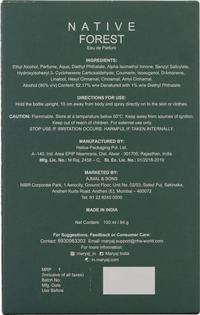 Maryaj Native Forest Eau De Parfume 100ml For Unisex