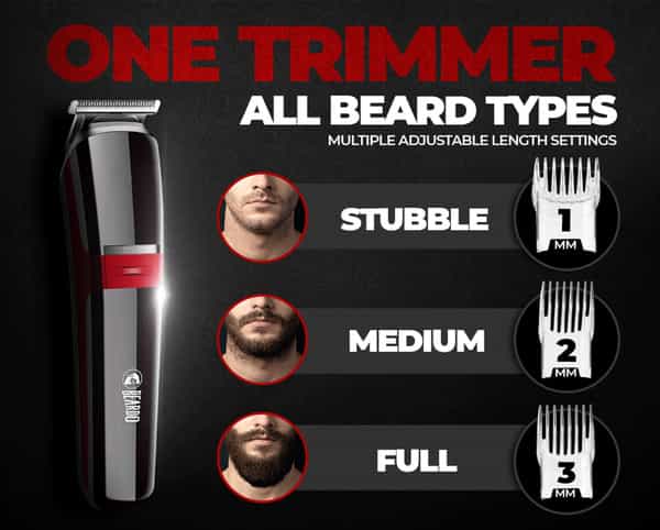 Beardo Ape-X 3-In-1 Trimmer | Nose Trimmer | Shaver | Manscaping. 120 Minute Run Time.