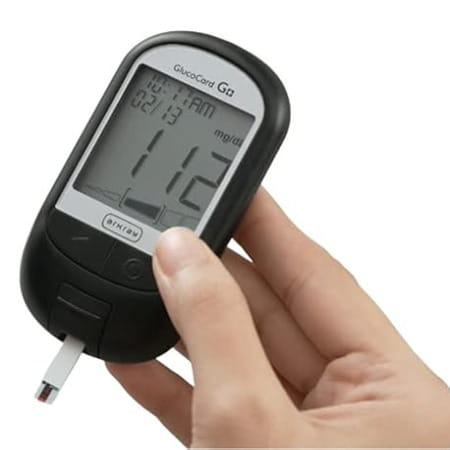 Arkray Glucocard G+ Advance Glucometer Machine | Free 50 Test Strips + 25 Lancet +50 Lancet Combo