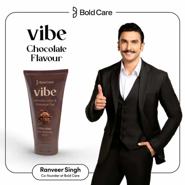 Bold Care Vibe Chocolate - Natural Personal Lubricant - Premium Chocolate Flavour - 50 Ml