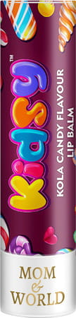 Mom & World Kidsy Natural Kola Candy Flavor Lip Balm - Tested Kids And Baby Lip Balm Vitamin E 4.5G