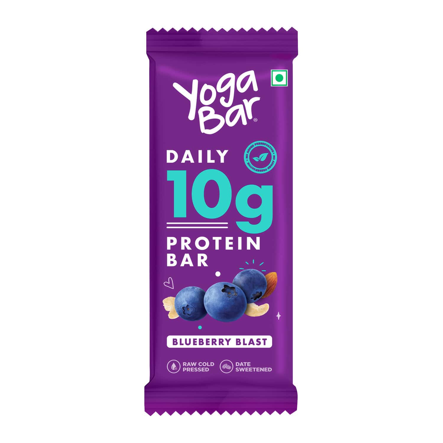 Yoga Bar Blueberry Blast Protein Bars 10g Protein Pack Of 6