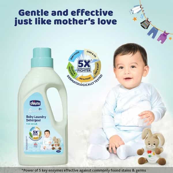 Chicco Baby Fresh Spring Laundry Detergent Bottle Of 1000Ml