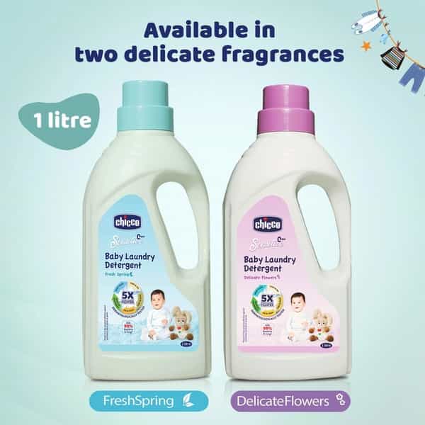 Chicco Baby Fresh Spring Laundry Detergent Bottle Of 1000Ml