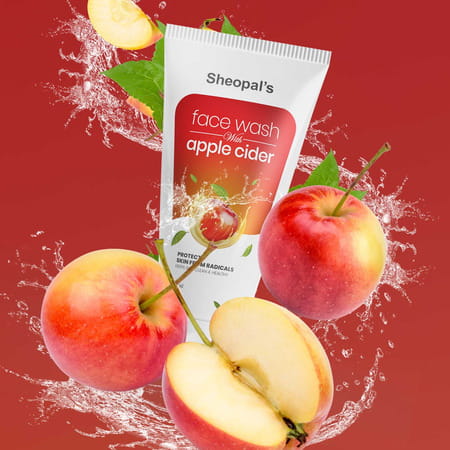 Sheopals Apple Cider For Oil Control And Deep Cleansing |Balance Skin Ph| Face Wash (100 Ml)