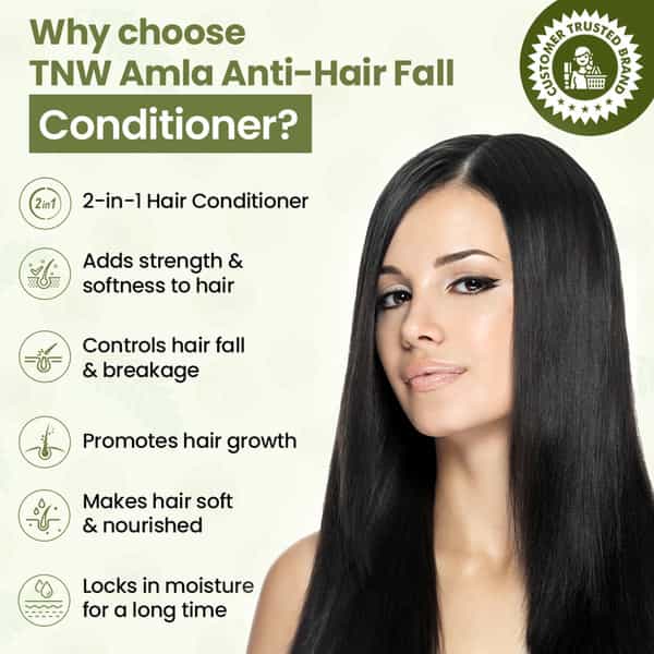 Tnw The Natural Wash Amla Anti-Hair Fall Conditioner | Controlling Breakage & Nourishes Hair |200 Ml