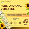 Pure Nutrition Sunflower Oil Cooking Spray | 100% Pure & Edible | 10x Less Oil - 200ml