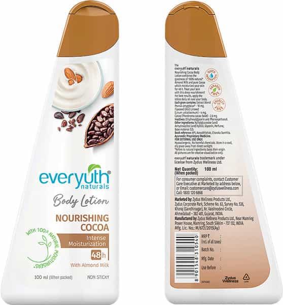 Everyuth Naturals Body Lotion Nourishing Cocoa 100Ml