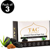 Tac - The Ayurveda Co. Activated Charcoal Organic Handmade Sugar Soap (Pack Of 3)