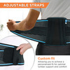 Vissco Lumboset Advance Belt|Provides Support To The Lumbar Spine & Lower Back - Large (Black)