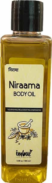 Imbue Naturals Niraama Body Oil Nourishing Rejuvenating Energizing For Men & Women -100Ml