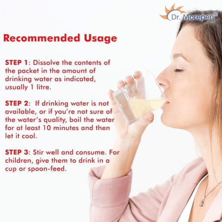 Dr. Morepen Premium Ors Drink With Electrolytes | Apple Flavour - 200ml Pack Of 5