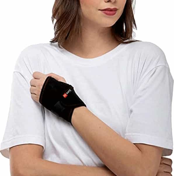 Besafe Forever Wristband Support With Thumb | Black | Universal Size