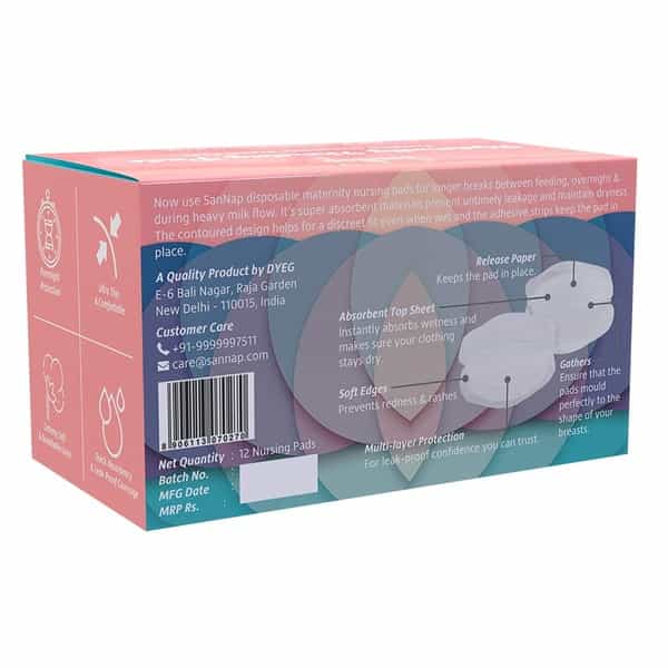 Sannap Disposable Breast Pads 12