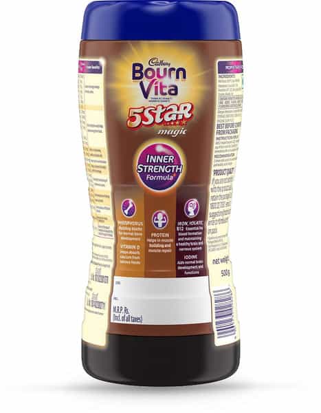 Cadbury Bournvita Five Star Magic Nutrition Drink Jar Of 500 G