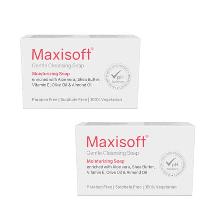 Maxisoft Moisturizing Soap 100 Gm - Pack Of 2