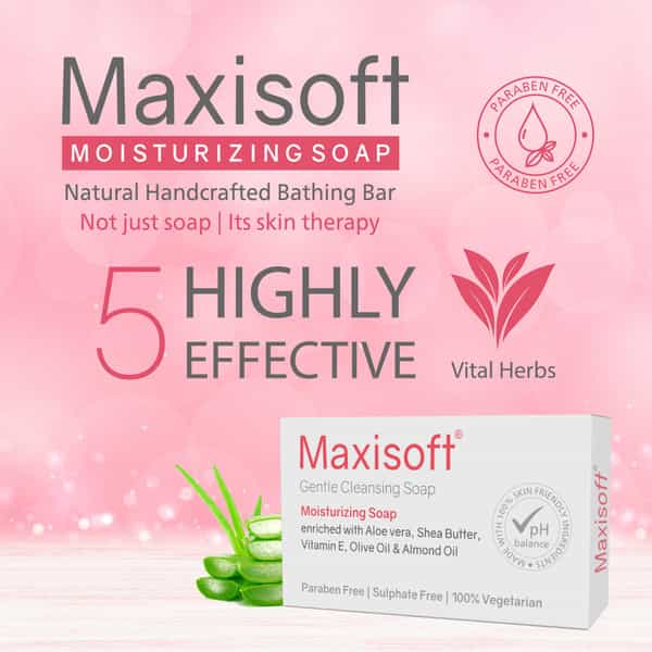 Maxisoft Moisturizing Soap 100 Gm - Pack Of 2