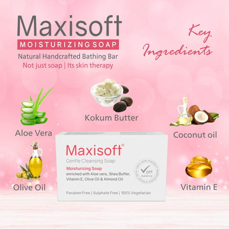 Maxisoft Moisturizing Soap 100 Gm - Pack Of 2