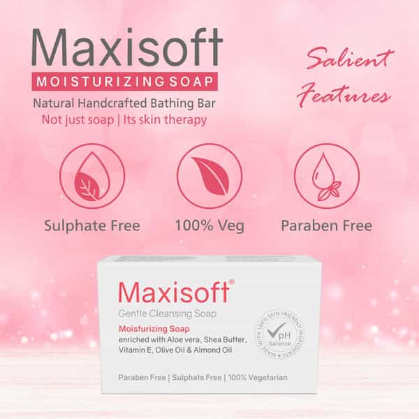Maxisoft Moisturizing Soap 100 Gm - Pack Of 2