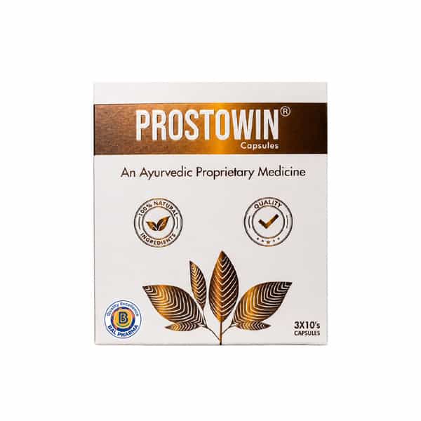 Prostowin Capsules For Prostate Health | Bladder Control | Healthy Urinary Flow | 3 X 10 Capsules