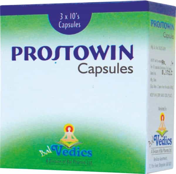 Prostowin Capsule - Inhibits Prostate Enlargement - 3 X 10