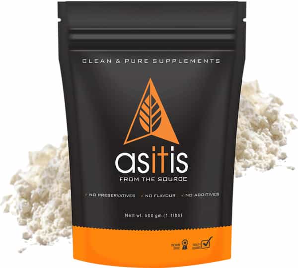 As-It-Is Nutrition Whey Protein Concentrate 80% Protein Unflavored - 500G