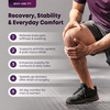 Betterhood Premium Knee Sleeve With Easymove Max Stability Design (Black | L | Pack Of 2)
