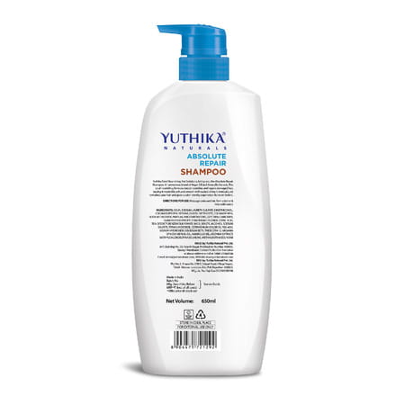 Yuthika Naturals Total Nourishing Hair Solutions Shampoo Absolute Repair 650Ml