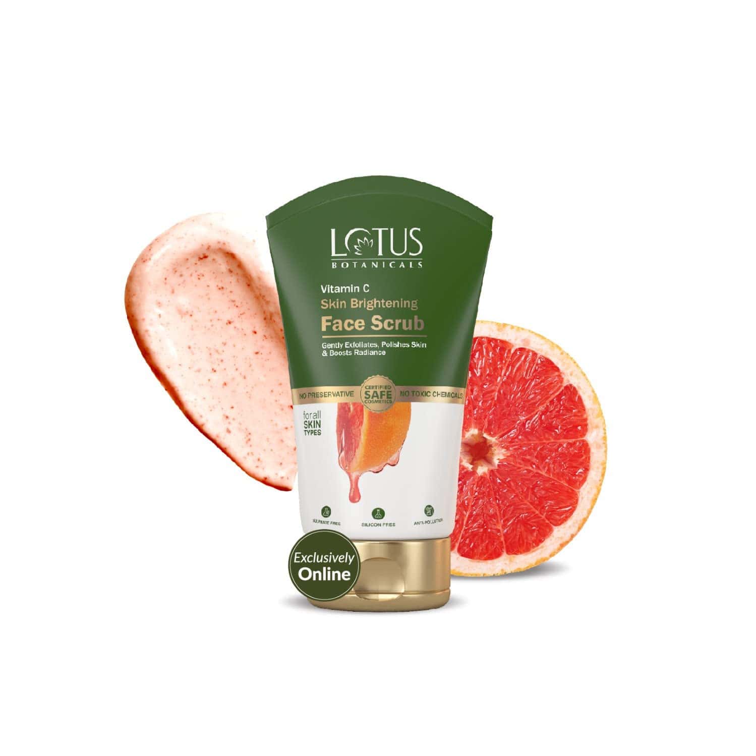 Lotus Botanicals Skin Brightening Face Scrub 100g