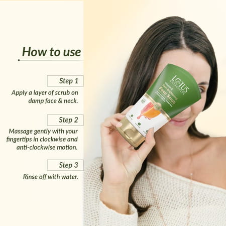 Lotus Botanicals Skin Brightening Face Scrub 100g