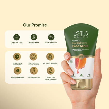 Lotus Botanicals Skin Brightening Face Scrub 100g
