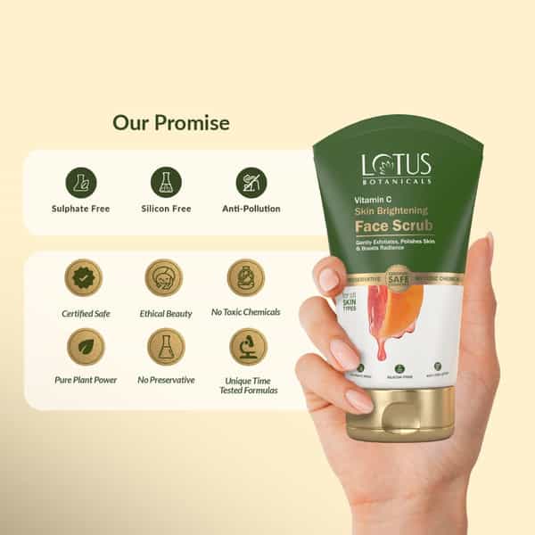 Lotus Botanicals Skin Brightening Face Scrub 100G
