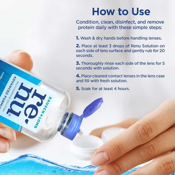 Bausch & Lomb Renu Multi-Purpose Solution Advanced Formula 355Ml
