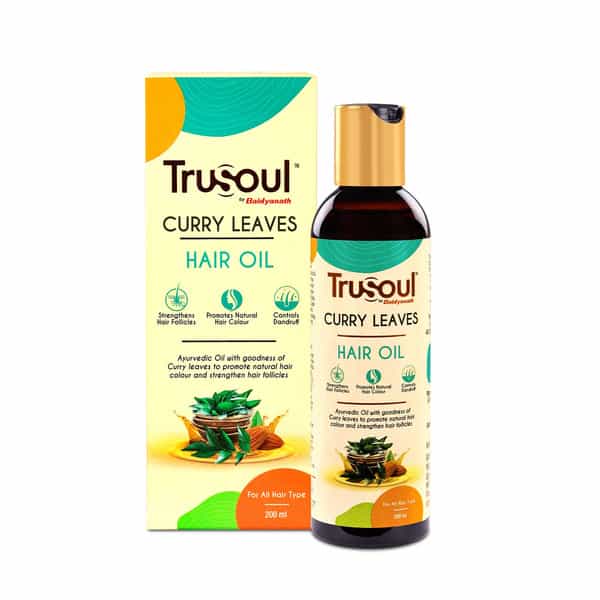 Baidyanath Trusoul Curry Leaf Anti-Greying Hair Oil 200Ml | Hair Care