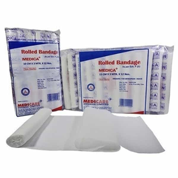 Medica Rolled Bandage (10Cm) (Pack Of 1)