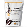 Neuherbs Myshake Mass Gainer 800 - Weight Gain With Protein Fibers & Vitamins - 1Kg (Chocolate)