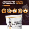 Neuherbs Myshake Mass Gainer 800 - Weight Gain With Protein Fibers & Vitamins - 1Kg (Chocolate)