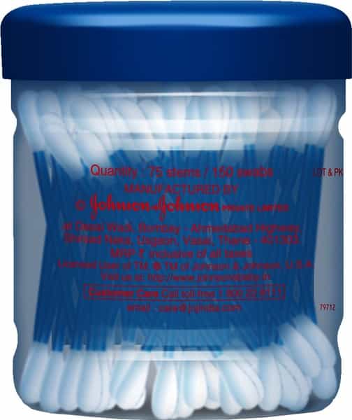 Johnson's Baby Cotton Buds - 75 Stems/150 Swabs