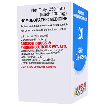 Baksons Homoeopathy Biocombination 20 Tablet 250 No's