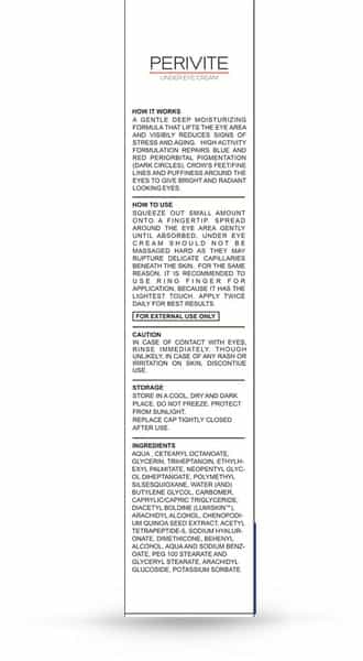 Ceuticoz Perivite Under Eye Cream - 20 Gm