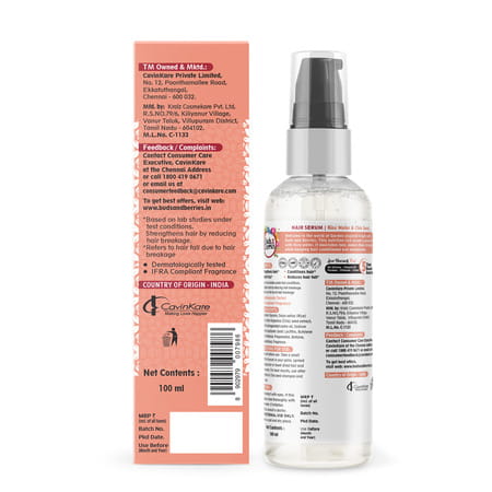 Buds & Berries Nourishment Hair Serum With Rice Water And Chia Seeds | Dry & Damaged Hair (100 Ml)