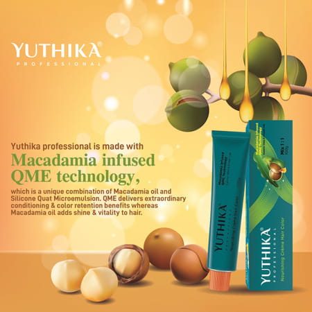 Yuthika Professional Creme Hair Color Magenta Red 100Gm | Permanent Professional Salon Colour