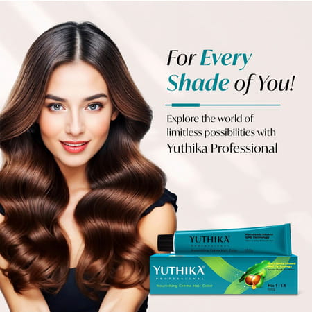 Yuthika Professional Creme Hair Color Magenta Red 100Gm | Permanent Professional Salon Colour