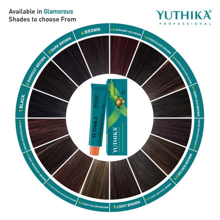 Yuthika Professional Creme Hair Color Magenta Red 100Gm | Permanent Professional Salon Colour