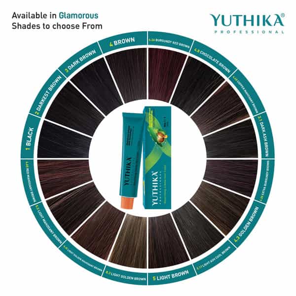 Yuthika Professional Creme Hair Color Magenta Red 100Gm | Permanent Professional Salon Colour