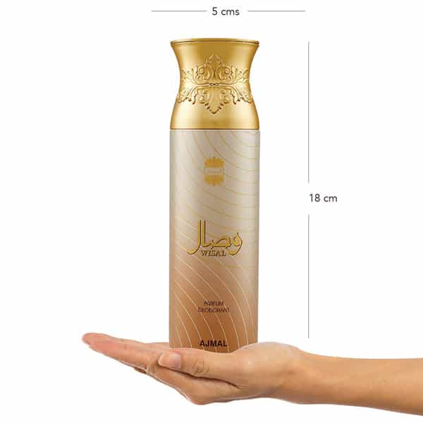 Ajmal Shine Eau De Parfum Powdery 75Ml Perfume For Women And Wisal Deodorant 200Ml For Women