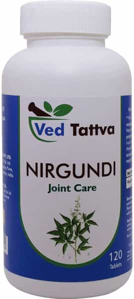 Ved Tattva Nirgundi Tablet (Vitex Negundo) 120 Tablets (Pack Of 4)